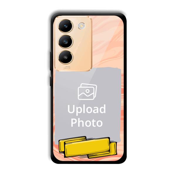 Pink Design Customized Printed Back Cover for Vivo Y200e 5G