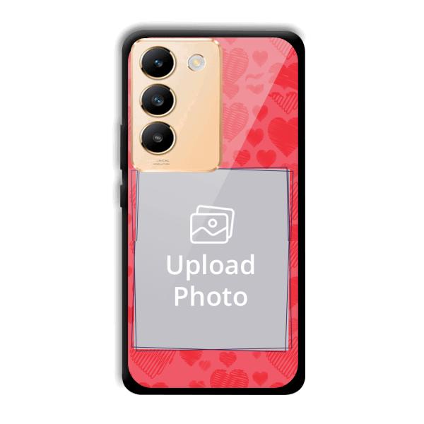 Red Hearts Customized Printed Back Cover for Vivo Y200e 5G
