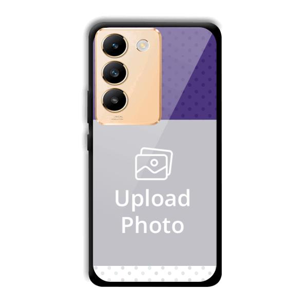 Blue White Dots Customized Printed Back Cover for Vivo Y200e 5G