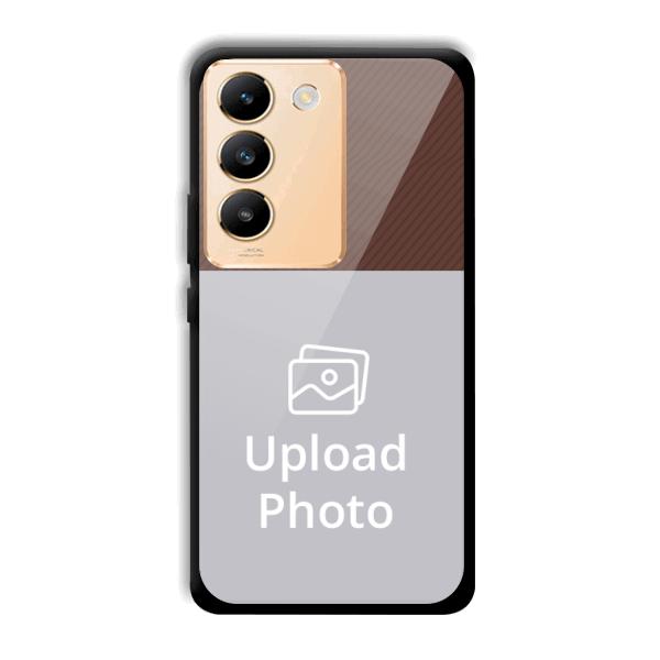 Brown Customized Printed Back Cover for Vivo Y200e 5G