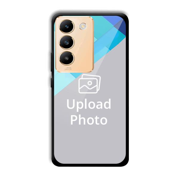 Bluish Patterns Customized Printed Back Cover for Vivo Y200e 5G