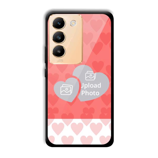 2 Hearts Customized Printed Back Cover for Vivo Y200e 5G