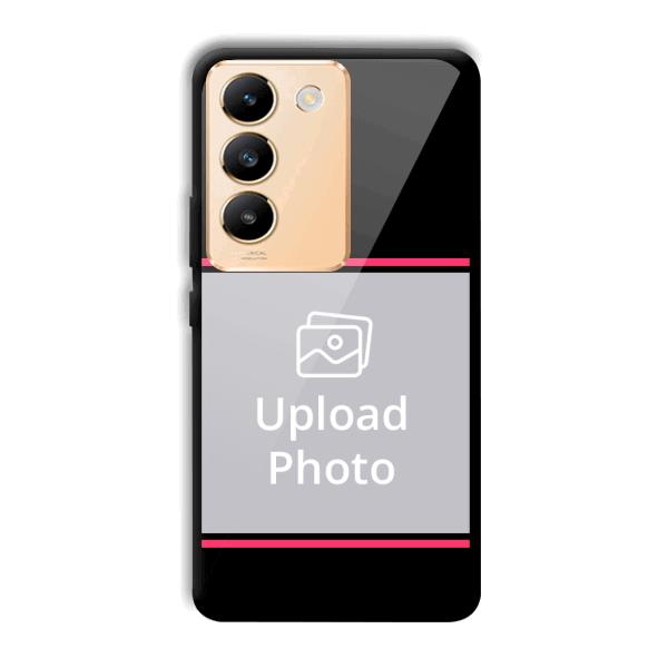 Pink Lines Customized Printed Back Cover for Vivo Y200e 5G