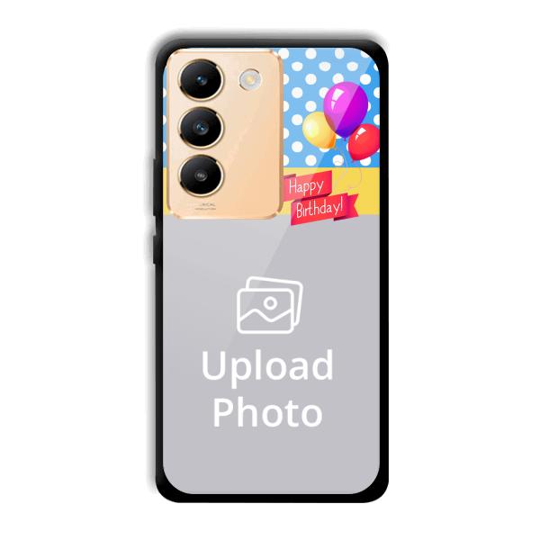 Happy Birthday Customized Printed Back Cover for Vivo Y200e 5G