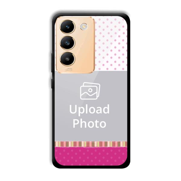 Baby Pink Design Customized Printed Back Cover for Vivo Y200e 5G