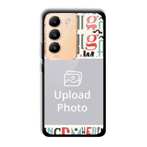 Alphabets Customized Printed Back Cover for Vivo Y200e 5G