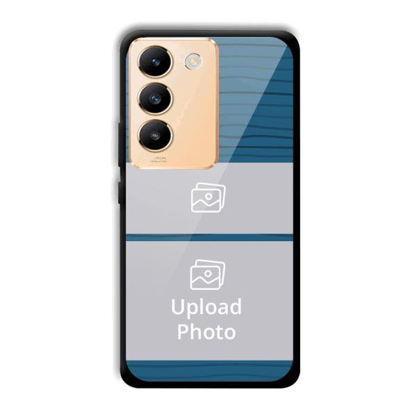 Dark Blue Customized Printed Back Cover for Vivo Y200e 5G