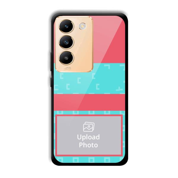 Bluish Pattern Customized Printed Back Cover for Vivo Y200e 5G