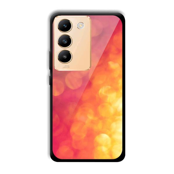 Red Orange Phone Customized Printed Back Cover for Vivo Y200e 5G