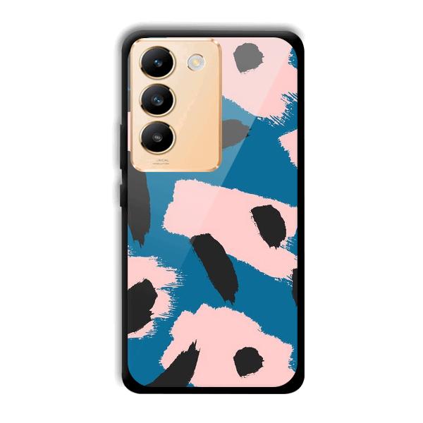 Black Dots Pattern Phone Customized Printed Back Cover for Vivo Y200e 5G