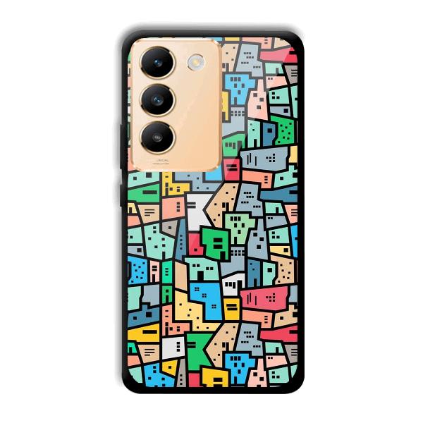 Small Homes Phone Customized Printed Back Cover for Vivo Y200e 5G