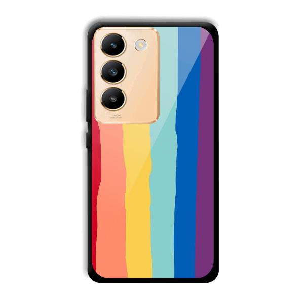 Vertical Paint Phone Customized Printed Back Cover for Vivo Y200e 5G