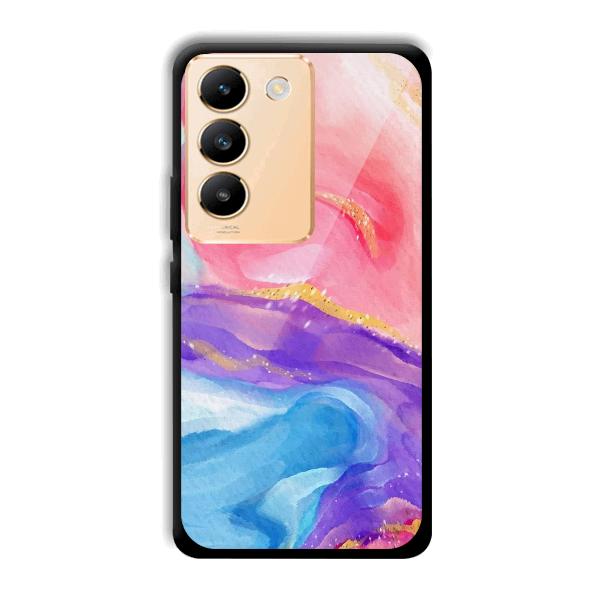 Water Colors Phone Customized Printed Back Cover for Vivo Y200e 5G