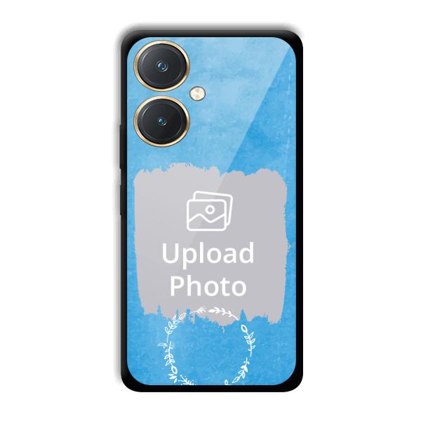 Blue Design Customized Printed Back Cover for Vivo Y27