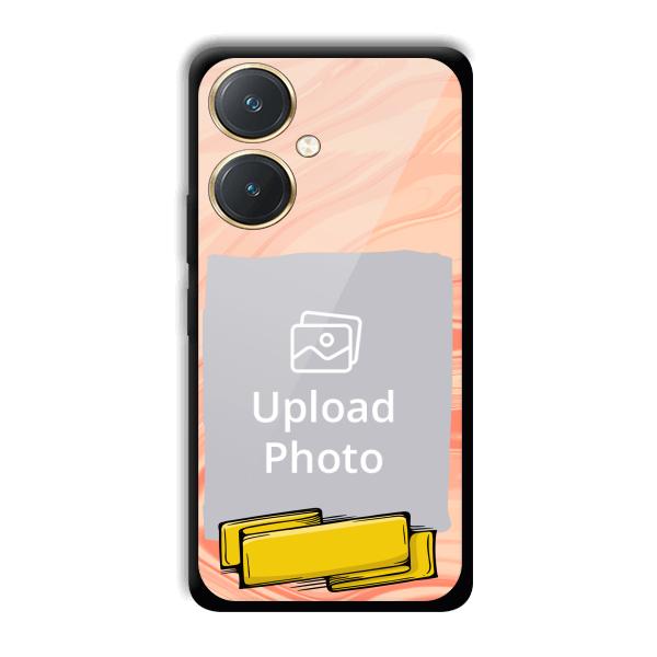 Pink Design Customized Printed Back Cover for Vivo Y27