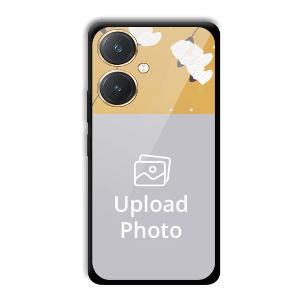 Flowers Background Customized Printed Back Cover for Vivo Y27