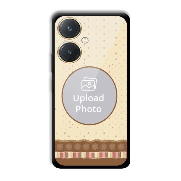 Brown Design Customized Printed Back Cover for Vivo Y27