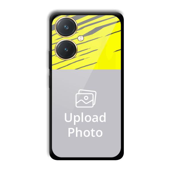 Yellow Lines Customized Printed Back Cover for Vivo Y27