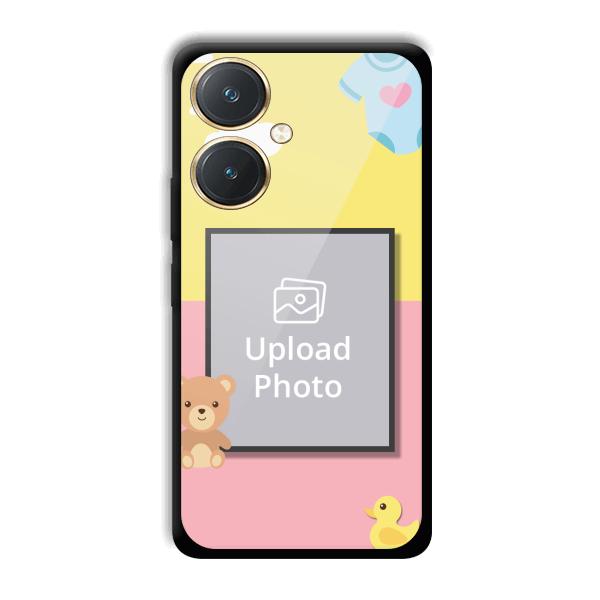 Teddy Bear Baby Design Customized Printed Back Cover for Vivo Y27
