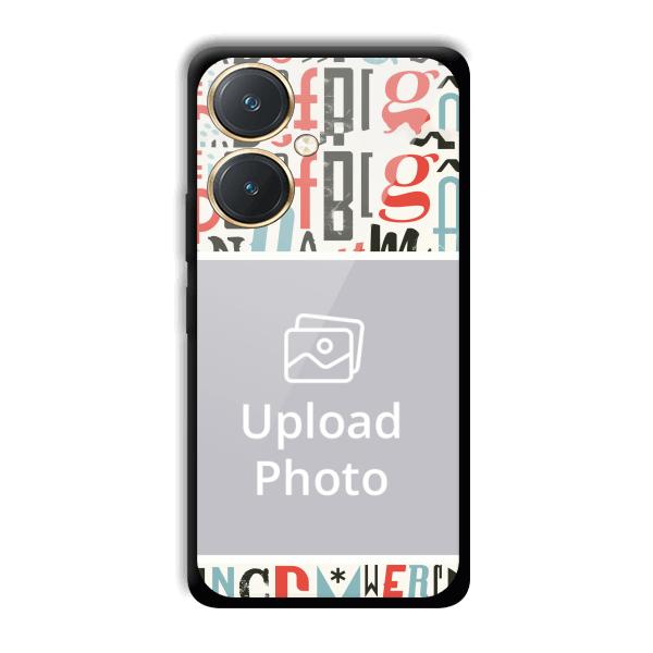 Alphabets Customized Printed Back Cover for Vivo Y27
