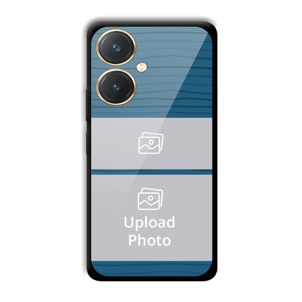 Dark Blue Customized Printed Back Cover for Vivo Y27