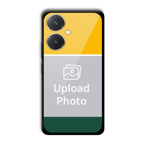 Yellow Green Customized Printed Back Cover for Vivo Y27