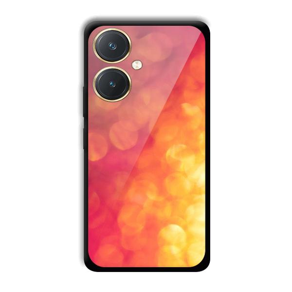 Red Orange Phone Customized Printed Back Cover for Vivo Y27