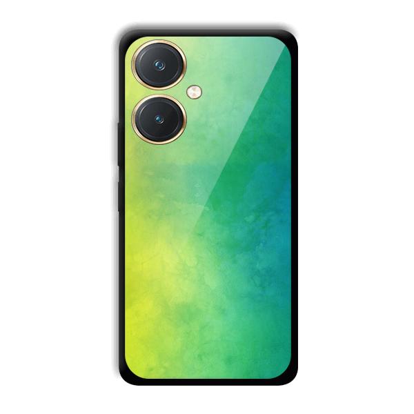 Green Pattern Phone Customized Printed Back Cover for Vivo Y27