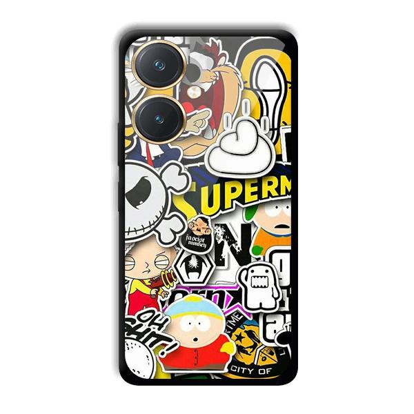 Cartoons Phone Customized Printed Back Cover for Vivo Y27