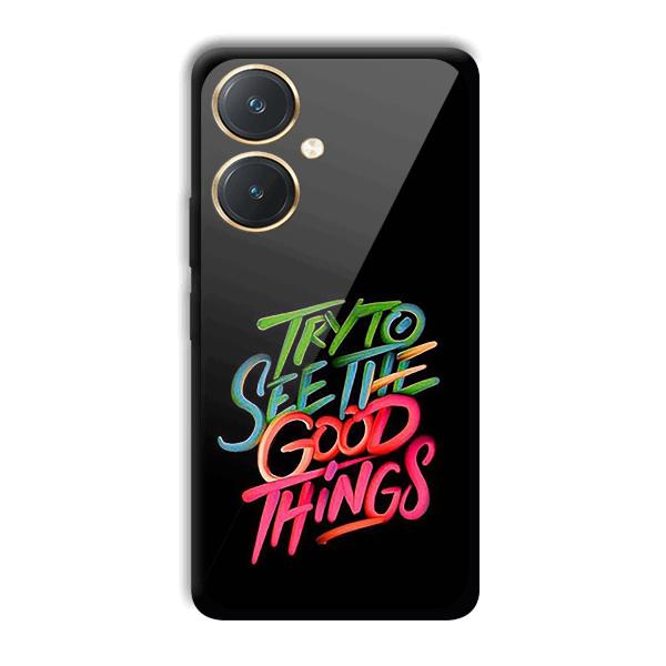 Good Things Quote Phone Customized Printed Back Cover for Vivo Y27