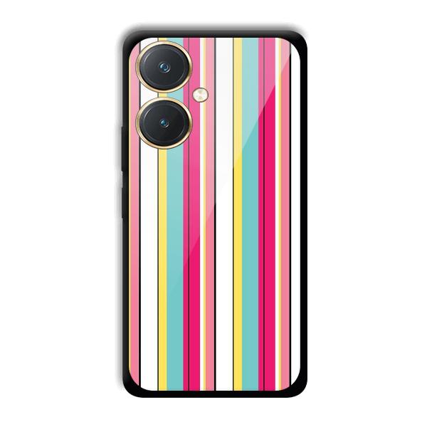 Lines Pattern Phone Customized Printed Back Cover for Vivo Y27