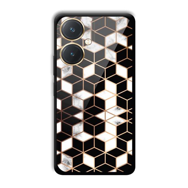 Black Cubes Phone Customized Printed Back Cover for Vivo Y27