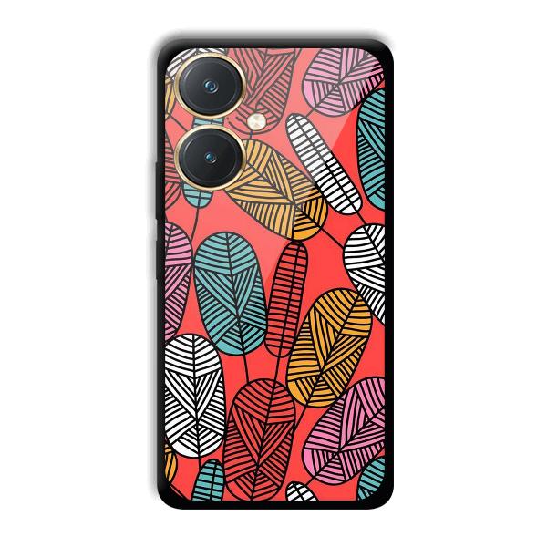 Lines and Leaves Phone Customized Printed Back Cover for Vivo Y27