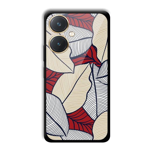 Leafy Pattern Phone Customized Printed Back Cover for Vivo Y27