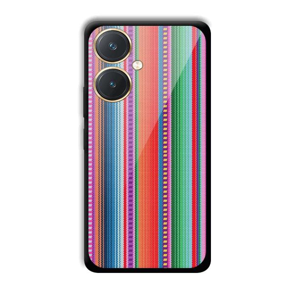 Fabric Pattern Phone Customized Printed Back Cover for Vivo Y27
