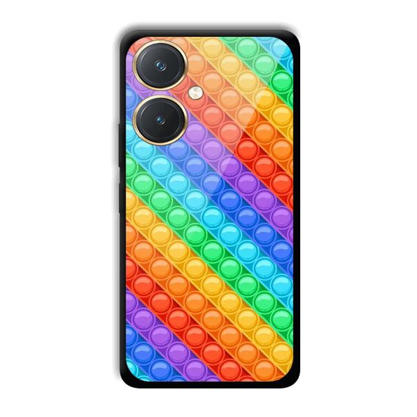 Colorful Circles Phone Customized Printed Back Cover for Vivo Y27