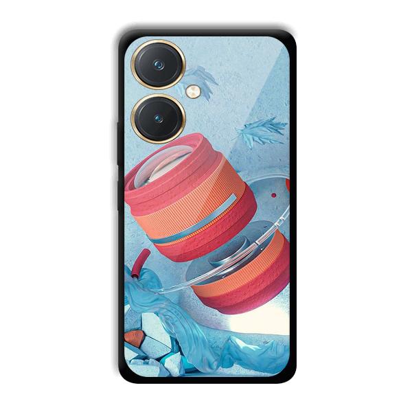 Blue Design Phone Customized Printed Back Cover for Vivo Y27