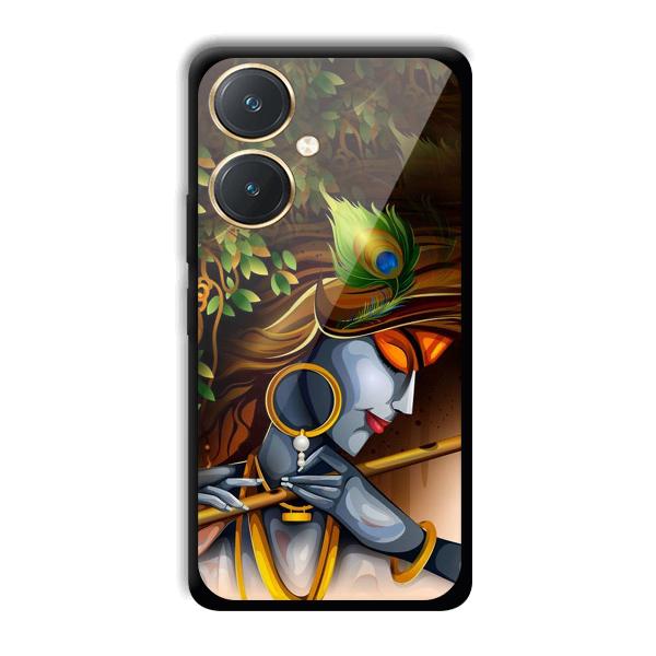 Krishna & Flute Phone Customized Printed Back Cover for Vivo Y27