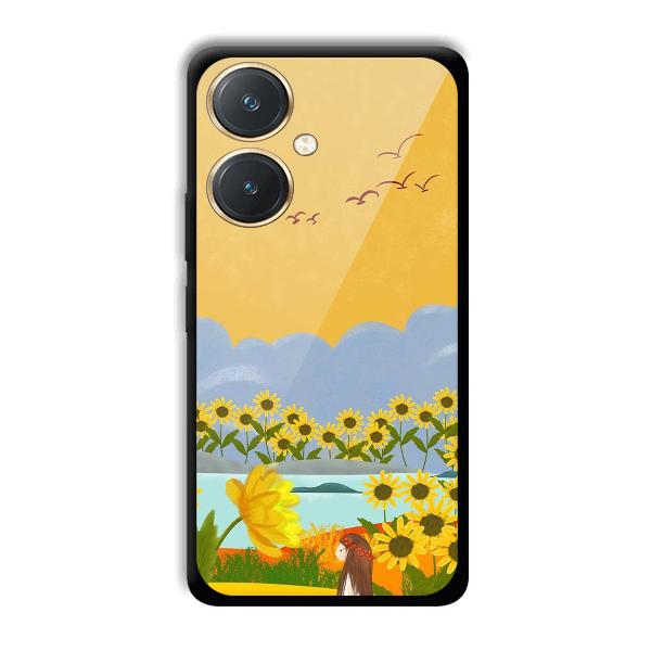 Girl in the Scenery Phone Customized Printed Back Cover for Vivo Y27