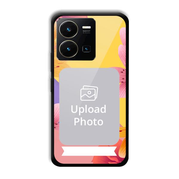 Colorful Flowers Customized Printed Back Cover for Vivo Y35