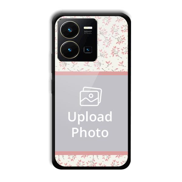 Leafy Design Customized Printed Back Cover for Vivo Y35