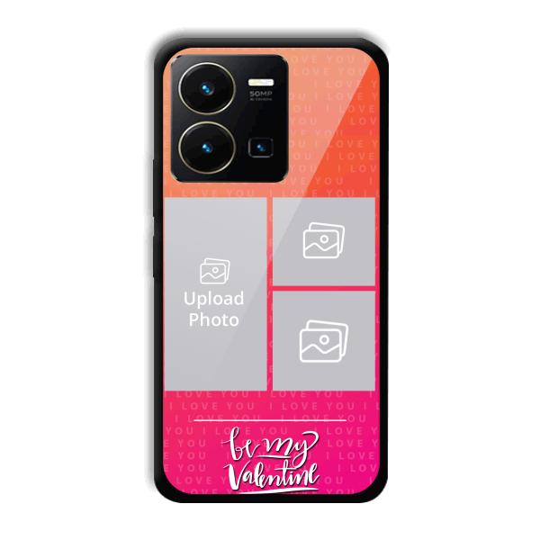 To My Valentine Customized Printed Back Cover for Vivo Y35