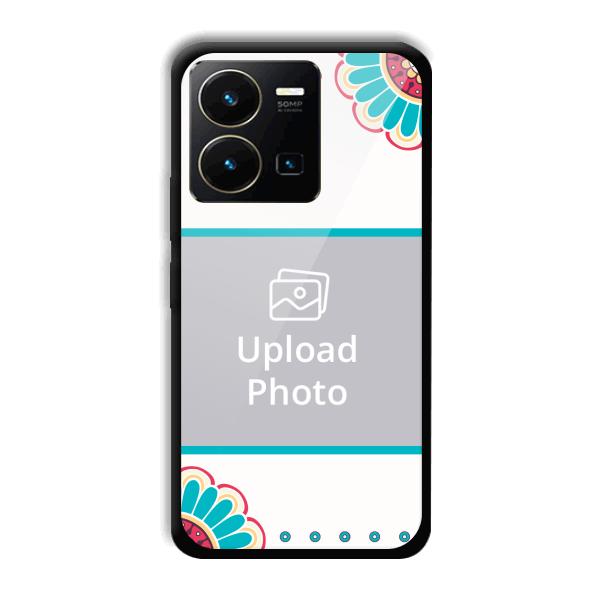 Floral Customized Printed Back Cover for Vivo Y35