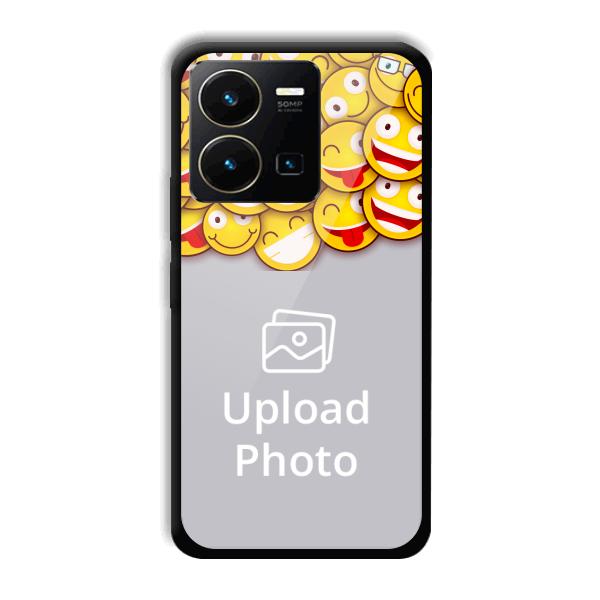 Emojis Customized Printed Back Cover for Vivo Y35
