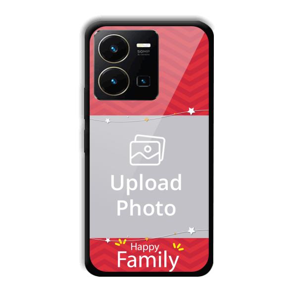 Happy Family Customized Printed Back Cover for Vivo Y35
