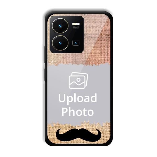 Moustache Customized Printed Back Cover for Vivo Y35