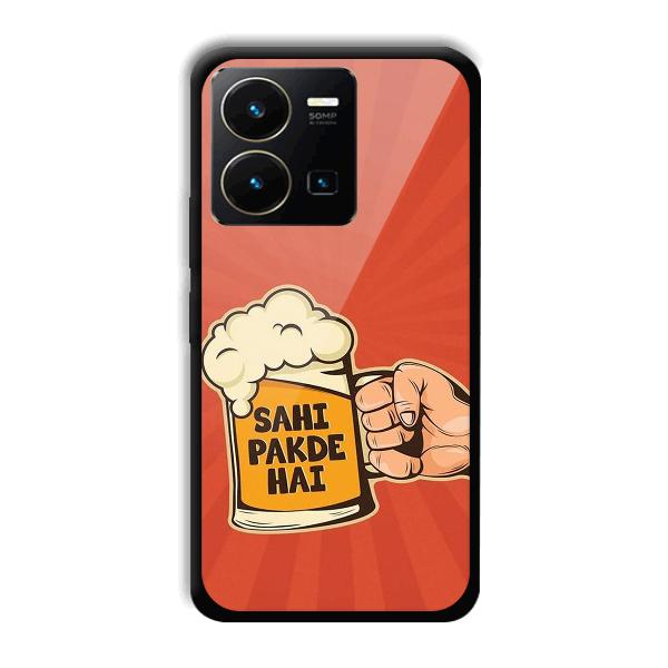 Sahi Pakde Hai Phone Customized Printed Back Cover for Vivo Y35