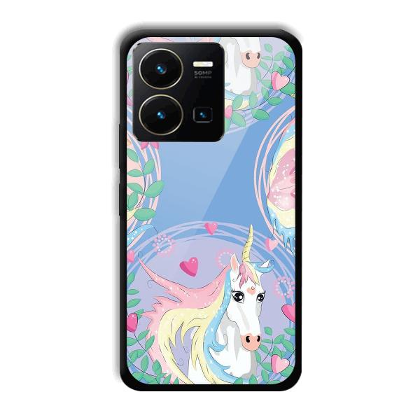 Unicorn Phone Customized Printed Back Cover for Vivo Y35