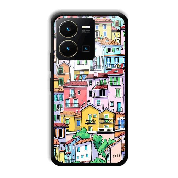 Colorful Alley Phone Customized Printed Back Cover for Vivo Y35