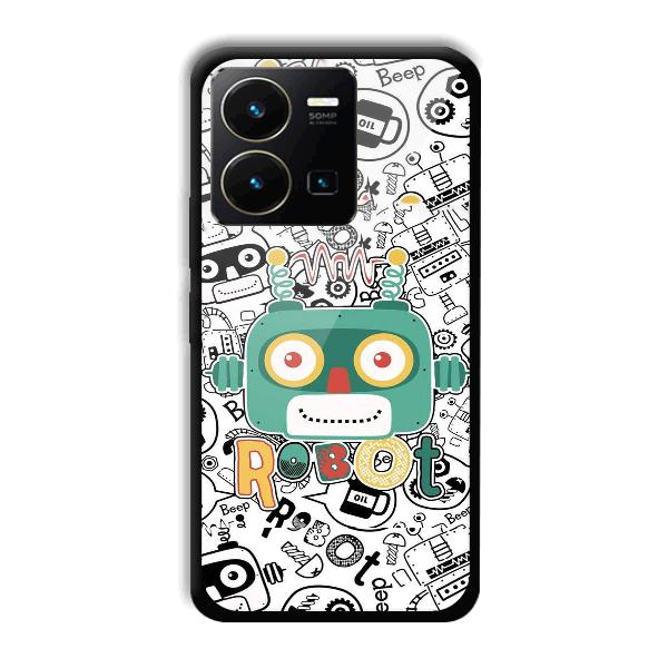 Animated Robot Phone Customized Printed Back Cover for Vivo Y35